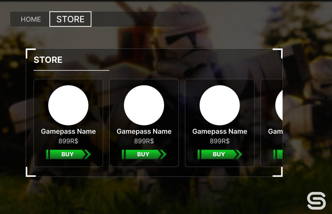 Roblox User Interface Design
