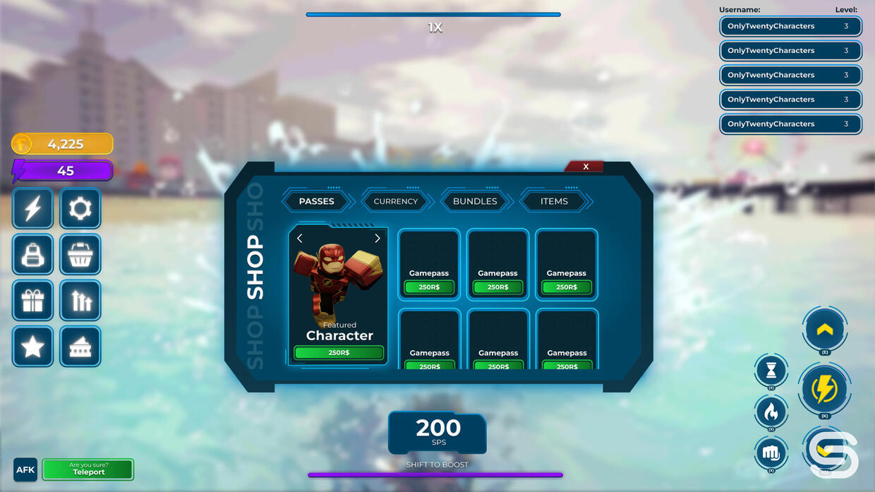 Roblox User Interface Design