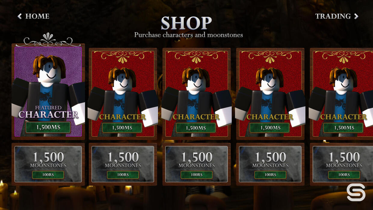 Medival Shop Roblox Ui