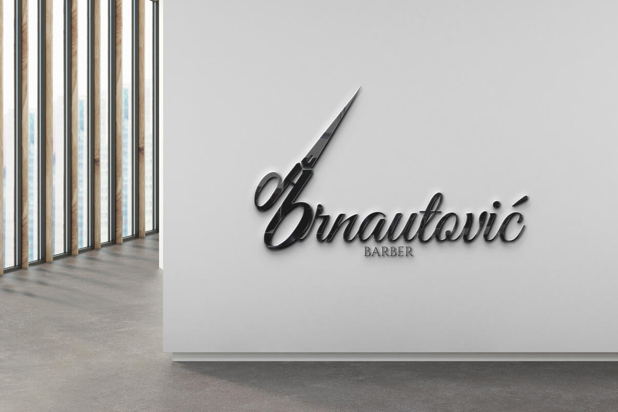 Arnautovic Barber Logo Design