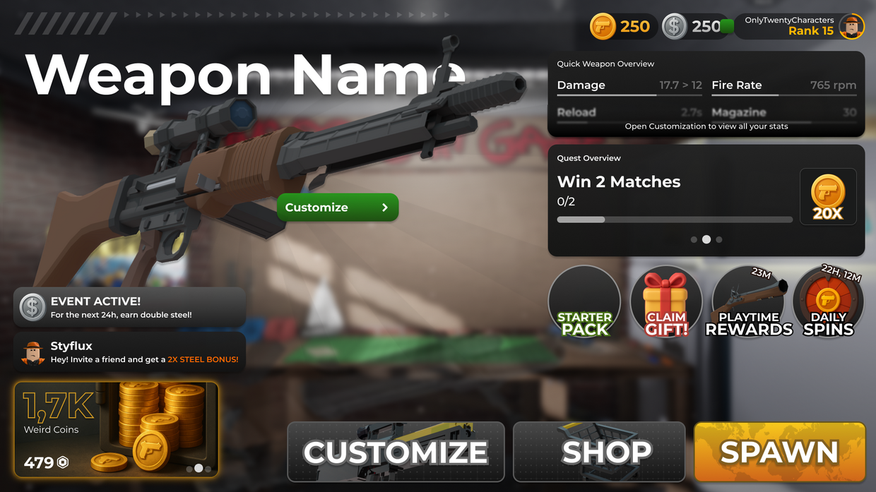 ROBLOX Catch a Bee Roblox Game UI User Interface Design