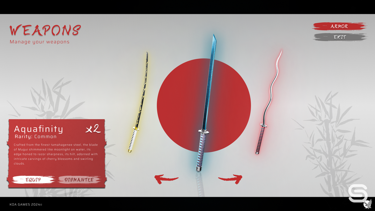 ROBLOX Edo Shoguns Legacy Game User Interface Design