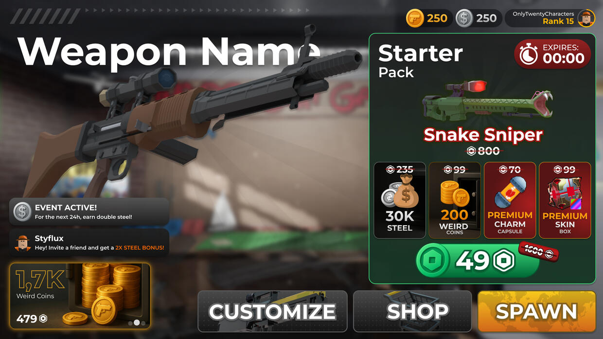 ROBLOX Catch a Bee Roblox Game UI User Interface Design