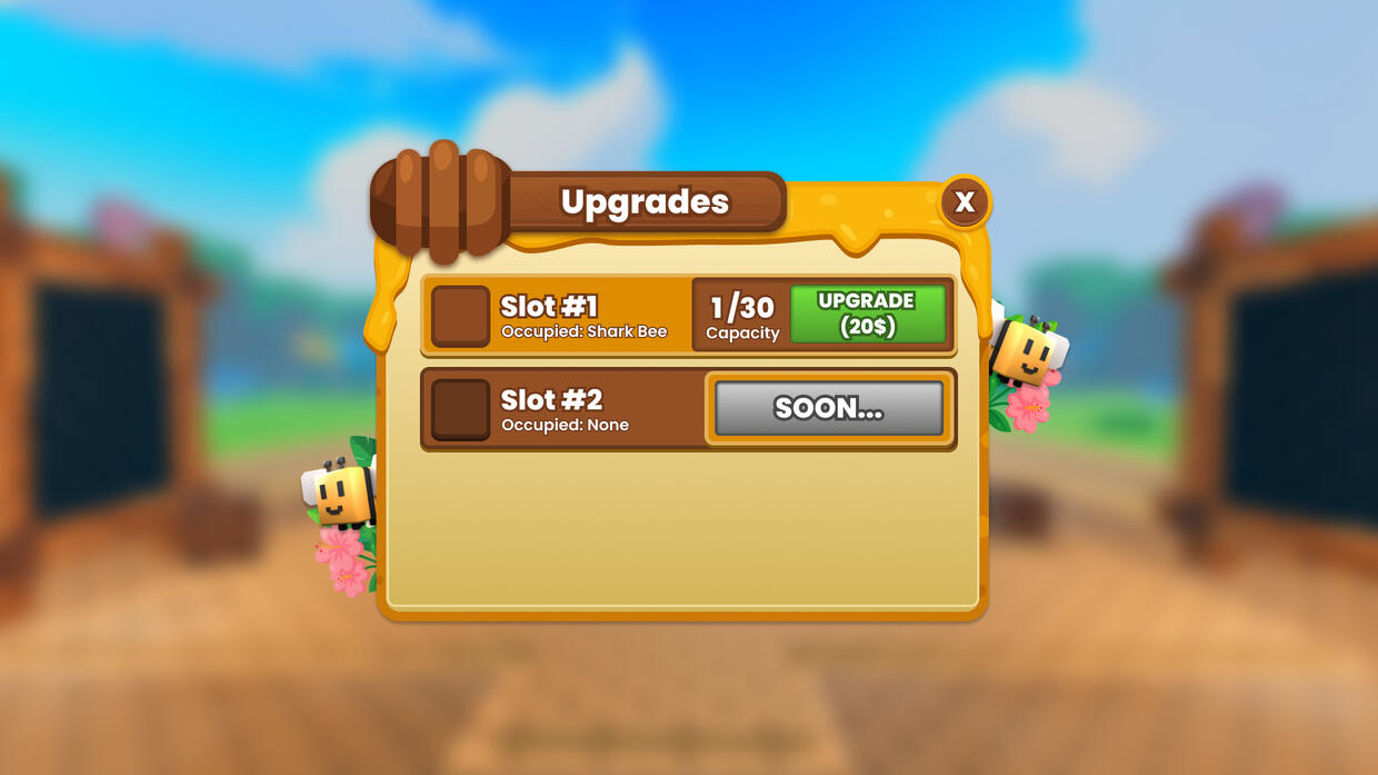 ROBLOX Catch a Bee Roblox Game UI User Interface Design