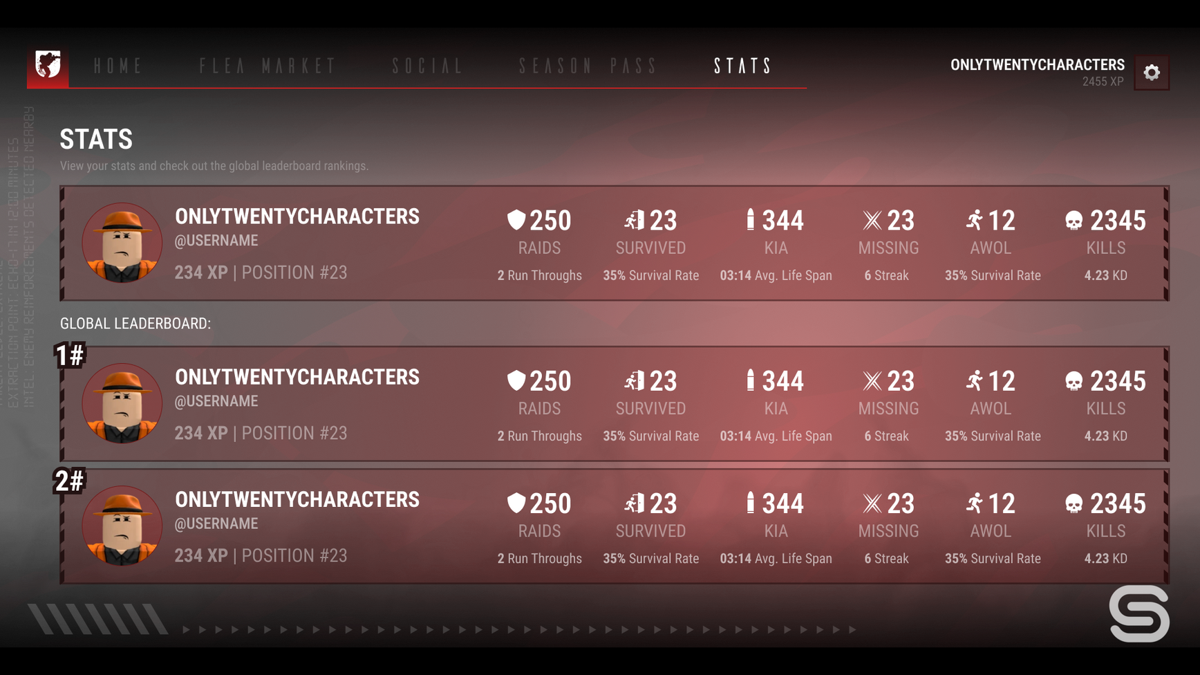 ROBLOX Edo Shoguns Legacy Game User Interface Design